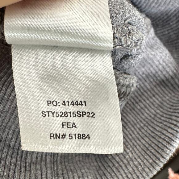 PATAGONIA Organic Cotton French Terry Full Zip Hoodie Heather Gray {XX32} - Picture 6 of 6